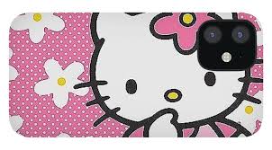Koleksi gambar hello kitty, kartun yang lucu, keren, dan menggemaskan. Hello Kitty Wallpaper Hd Free Luxury Free Of Hello Kitty Wallpaper With Floral Pink Background Iphone 12 Case For Sale By Barbora Bradacova