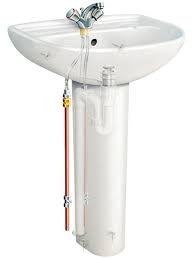 pedestal sink installation pedestal