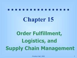 Order Fulfillment Logistics And Supply Chain Management