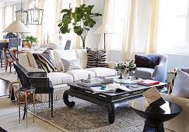 The apron is scalloped on all four sides and de. One Kings Lane Blue And White Living Room With Ming Chinoiserie Coffee Table Laurel Home
