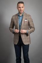 Medium Brown Loro Piana Plaid Sport Coat He Spoke Style