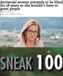 Join facebook to connect with oddity central and others you may know. Dopl3r Com Memes Antisocial Woman Pretends To Be Blind For 28 Years So She Wouldnt Have To Greet People Source Oddity Central Date O2 O6 2017 Time Oo626pm Sneak 100
