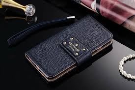 Leather Kate Spade Iphone 7 Wallet Case Cover Blue Kate Spade Iphone Designer Iphone 7 Cases Iphone Wallet Case