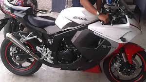 Kawasaki ninja 250r top 160… di sebab kan engin yg berbeza. Hyosung Naza Blade Comet Gt250r Sound With Gp Muffler Youtube