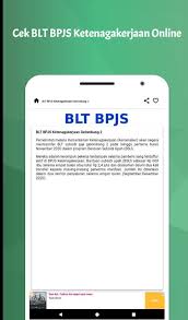 Klik kategori layanan peserta yang ada di sebelah atas kanan, lalu klik tenaga kerja. Cek Blt Bpjs Ketenagakerjaan Online Dlya Android Skachat Apk