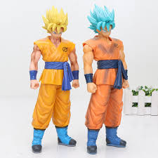In the super saiyan god form, goku's hair and eyes change to a magenta red color. 24cm 26cm Dragon Ball Super Saiyan Vegeta Super Saiyan God Dragon Ball Z Son Goku Blue Hair Yellow Hair Pvc Action Figure Toys Buy At The Price Of 12 94 In Aliexpress Com