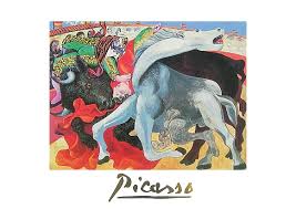 Bilder picasso kunstdruck 40 x 50 cm mit künstlerr. Pablo Picasso Der Stierkampf Poster Kunstdruck Bei Germanposters De