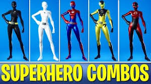 The boundless set in fortnite contains a number of superhero cosmetics that are highly customizable. New Superhero Skin Combos In Fortnite Boundless Set Combos Youtube