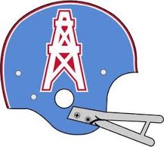 The franchise used several versions of this logo when they were the houston oilers and for two seasons. Vintage Nfl Houston Oilers Logo Football Helmet Texans Football Nfl Teams Logos Houston Football