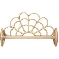 Decoration boheme set de table en rotin et coquillage haut. Etagere Murale Aoni En Rotin Atmosphera Pas Cher A Prix Auchan