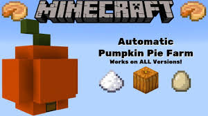 Pumpkin pie is a food item that can be eaten by the player. Minecraft Automatic Pumpkin Pie Farm All Versions Java Bedrock Mcpe Xbox One Ps4 Youtube