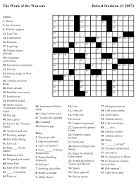 If you get stumped on any of them, not to worry, of course we will give you the answers! Printable Crossword Puzzles With Answers Printable Crossword Puzzles Online