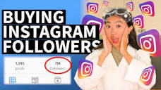 If you buy Instagram followers, THIS is what happens (EXPERIMENT ...