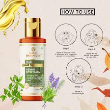 Buy Khadi Organique Henna Rosemary Hair Oil pack of 2 Online at Low Prices  in India