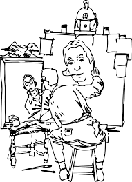 Norman Rockwell Coloring Pages Google Search Norman Rockwell Rockwell Coloring Pages