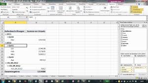 Excel Pivot Tutorial 6 Gruppierung Von Zahlen Und Datumswerten Youtube
