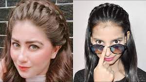 Women who choose short cuts definitely love comfort and low maintenance. Front Braid Hairstyle Braided Headband Hairstyle Easy Hairstyles Hair Style Girl Youtube