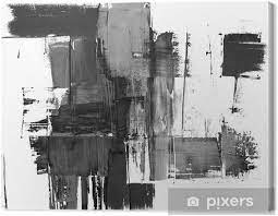 Importé le 16 mai 2019. Tableau Sur Toile Une Peinture Abstraite Splatter Frame En Noir Et Blanc Pixers Nous Vivons Pour Changer