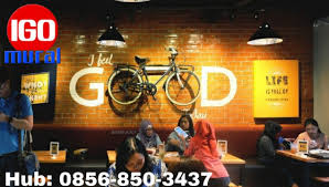 Pin Di Lukisan Cafe Batu Bata Kalimantan Igo Mural