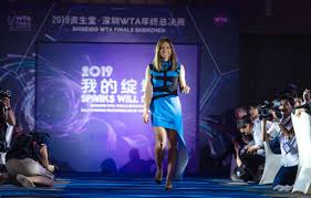 The final game was quite something. Simona Halep At Wta Finals Tennis Tournament Gala In Shenzhen 10 25 2019 Hawtcelebs