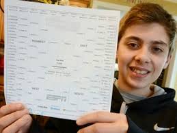 Boy, 12, has near perfect bracket in NCAA basketball pool, but too young to  claim $20,000 prize, trip to Maui