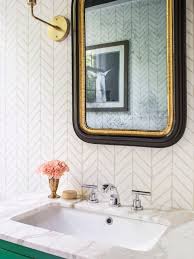 10 Powder Room Design Ideas Hgtv Powder Room Design Powder Room Colorful Bathroom Tile