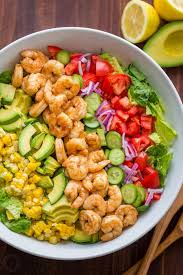 Shrimp Cobb Salad Video Natashaskitchen Com