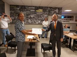 Gouden speld voor Mark Roelofs