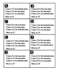 Name My Place Riddles Place Value Place Values Place Value Activities Math Place Value