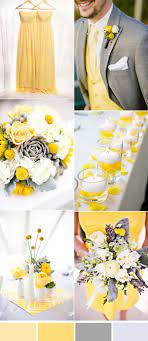 Five Beautiful Wedding Colors In Shades Of Grey Elegantweddinginvites Com Blog Yellow Wedding Theme Yellow Grey Weddings Gray Wedding Colors