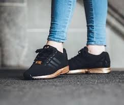 Adidas Black And Rose Gold Shoes Zx Flux Womens Adidas Zx Flux Core Black Copper Rose Gold Bronze S78977 Limited Edition Adidas Zx Flux Women Adidas Zx Flux Black Adidas Zx Flux
