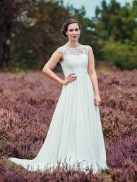 Romantische brautkleid mit applique tüll spitze … brautkleid von linea bräute. Vintage Brautkleid Naomi Elementar I Moderne Brautkleider