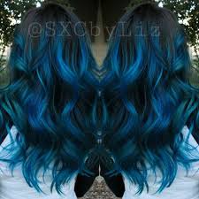 There are many great long hair photos/videos and lots of long hair fans discuss here. Blue Hair Ombre Balayage Highlights Long Hair Blue Ombre Hair Hair Styles Hair Color Pastel