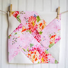Free quilt block patterns to tempt quilters of every skill level. Classic Blocks Fresh Fabric The Whirlwind Quilt Block Tutorial Sewcanshe Free Sewing Patterns Tutorials