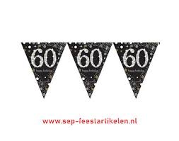 60 Jaar Sparkling Slinger 4mtr Direct Leverbaar Sep Feestartikelen
