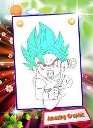 Beautiful dragon ball z coloring page : Dragon Ball Super Coloring Book For Android Apk Download