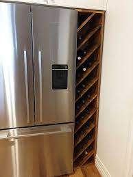 Diy Wine Rack To Fill Space Next To Fridge Updated Wine Rack Design Kitchen Wine Rack Wine Rack Plans