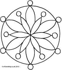 Gallery For Diwali Rangoli Coloring Pages Rangoli Patterns India Crafts Coloring Pictures