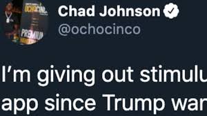 Cash app stimulus 3 tracker direct deposit proof $1,400 stimulus check from stimulus check 3 deposited to cashapp: Chad Johnson Offering His Own Stimulus Program Via Cash App
