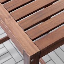 Pub tables are perfect for bar areas, or dining areas short on square footage. Applaro Bar Table And 2 Bar Stools Outdoor Brown Stained Froson Duvholmen Beige Ikea