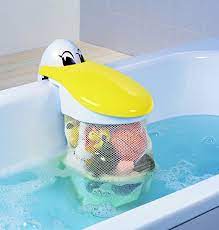 However, if you have textured or porous tiles, these suction. Kidskit Bath Toy Organizer Bath Toy Holder Featuring A Pelican With A Bath Toy Storage Net For Bath Toys Buy Toy Holder Product On Alibaba Com