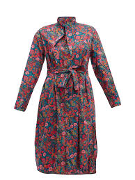 liberty print cotton dress vivienne westwood