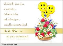 Check spelling or type a new query. Congratulations Retirement Cards Free Congratulations Retirement Wishes 123 Greetings