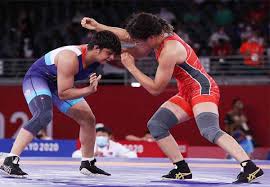 He has reached the gold medal match in men's 57kg freestyle event. Zz2qmvmmjvwp3m