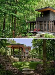 This Cozy House In The Forest Was Designed For Relaxing Weekends Forest House Cozy House Weekend House
