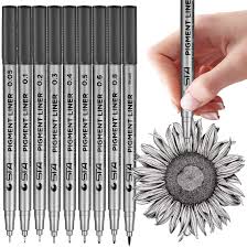 This set from castle art supplies, which includes 100 gel pens, is 100% happiness. Amazon Com Misulove Micro Pen Fineliner Ink Pens Precision Multiliner Fine Point Drawing Pens For Artist Illustration Sketching Technical Drawing Manga Bullet Journaling Scrapbooking 9 Size Black Office Products