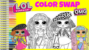 Printable lol surprise remix coloring pages. Lol Surprise O M G Dolls Coloring Book Color Mix Up Candylicious Neonlicious Lol Surprise Makeover Youtube