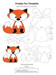 Fox Pattern Freddy Free Pattern Tutorial Craft Passion Felt Ornaments Patterns Felt Animal Patterns Stuffed Animal Patterns