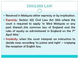 The malaysian law on criminal defamation is governed by the penal code (particularly, section 499) and will not be the focus of this article. Sources Of Malaysian Laws Ppt Video Online Download