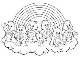 Cheer bear holiday coloring page. Caring On A Cloud Care Bears Coloring Pages Bear Coloring Page Bear Coloring Pages